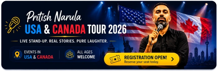 Register Now for a Chance to Win Tickets to Pritish Narula's USA & Canada Tour!